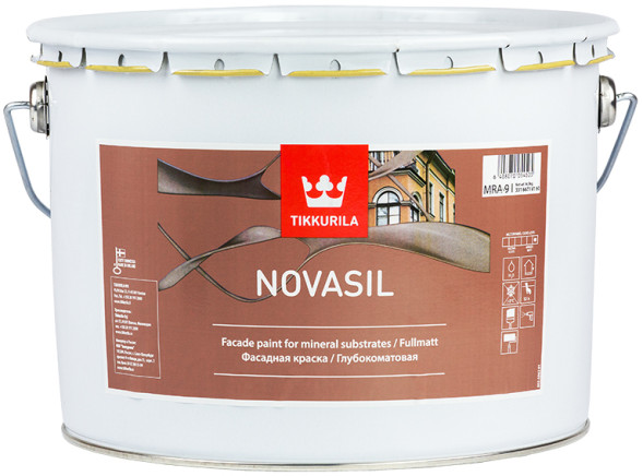 TIKKURILA Novasil водоемульсійна фасадна фарба 9л
