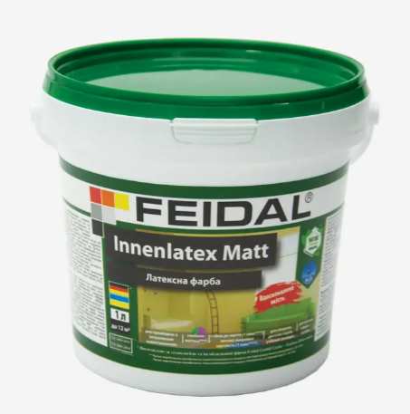 Краска интерьерная стойкая Feidal Innenlatex Matt 1л