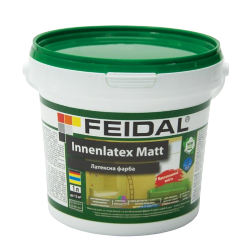 Краска интерьерная стойкая Feidal Innenlatex Matt 1л