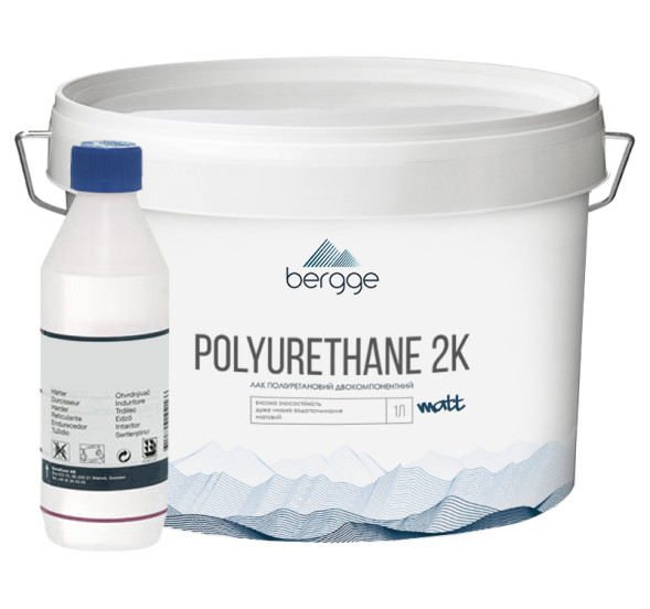 Bergge Polyurethane 2K лак поліуретановий двокомпонентний 1л