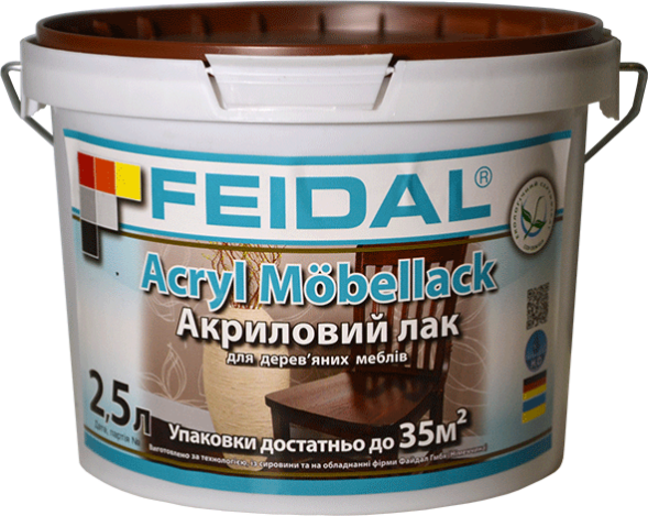 FEIDAL Acryl Mobellack акриловий лак для дерева 5л