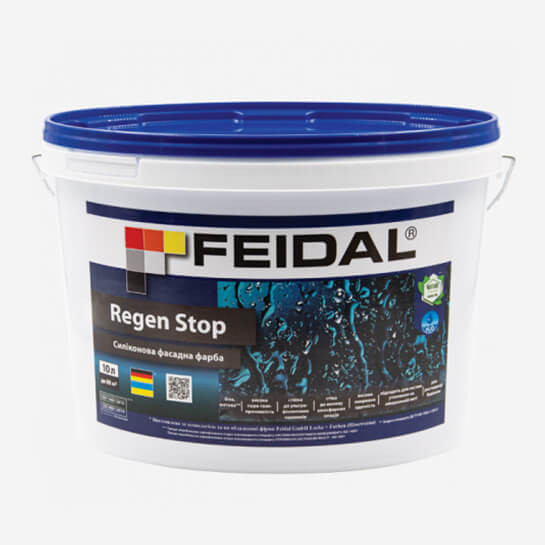 Атмосферостойкая краска Feidal Regen Stop для фасада 2.5л