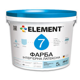 ELEMENT 7 латексная краска для внутренних работ 10л