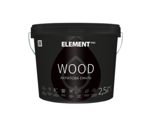 WOOD ELEMENT PRO акрилова емаль для внутрішніх робіт 2.5л