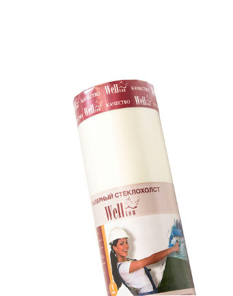 Склополотно малярське під фарбування WELLTON PREMIUM щільність 50 г/м2 - 20м