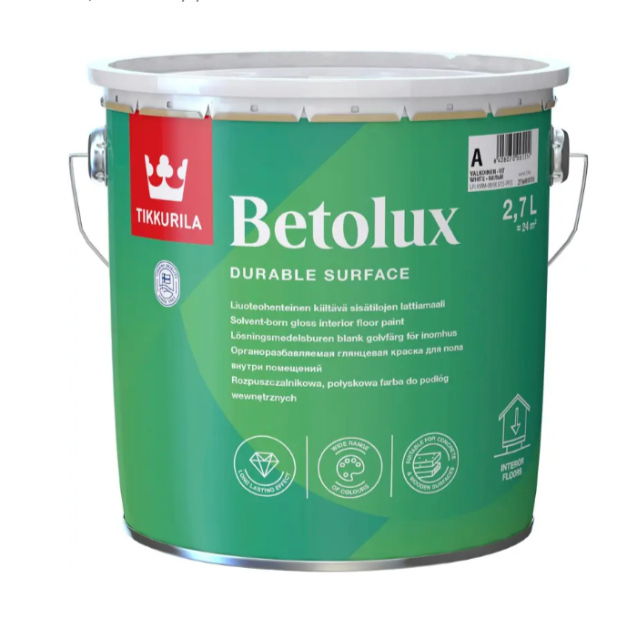 TIKKURILA Betolux краска для полов 2.7л