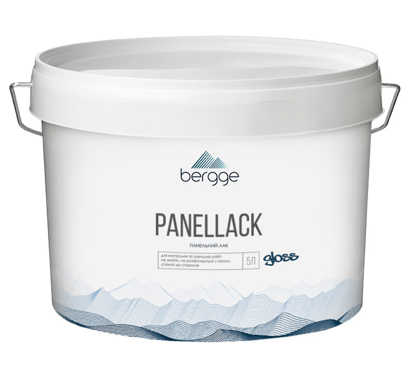 Bergge Panellack панельний лак для дерева 5л