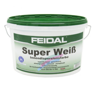 Feidal Superweiss ELF латексна фарба для стін та стель 10л