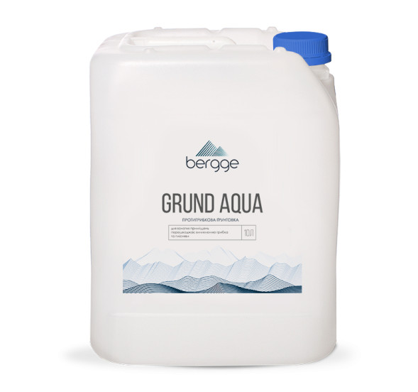 Bergge Grund Aqua протигрибкова ґрунтовка для вологих приміщень 10л