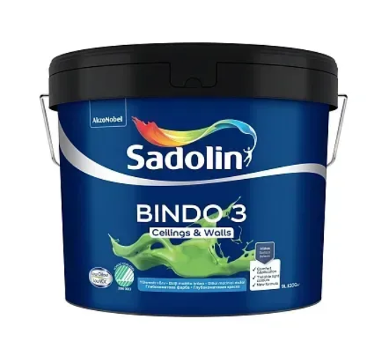SADOLIN BINDO 3 моющаяся краска для интерьера
