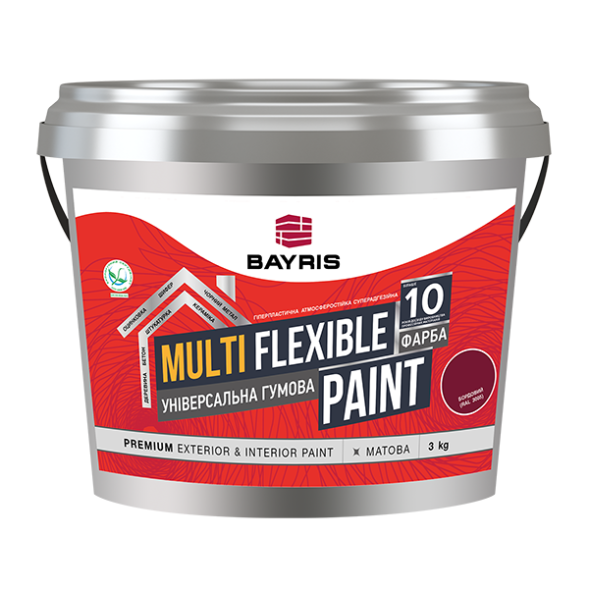 Bayris Multi Flexible Paint резиновая краска 10л