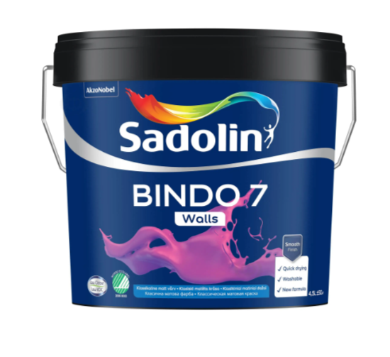 SADOLIN BINDO 7 латексна фарба для сухих приміщень