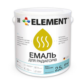 ELEMENT акриловая эмаль для радиаторов 2,5л