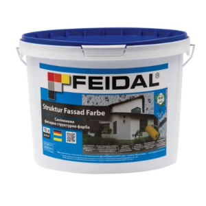 Feidal Struktur Fassad Farbe фасадна силіконова структурна фарба 10л