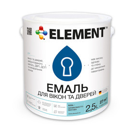 ELEMENT акриловая эмаль для окон и дверей 2,5 кг