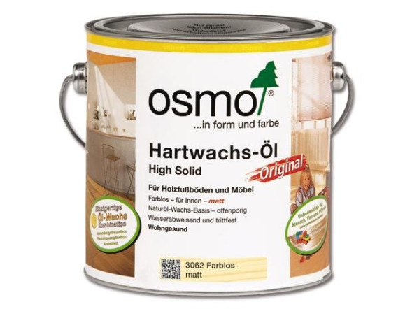 Osmo Hartwachs-Ol matt 3062 масло с твердым воском матовое 10л