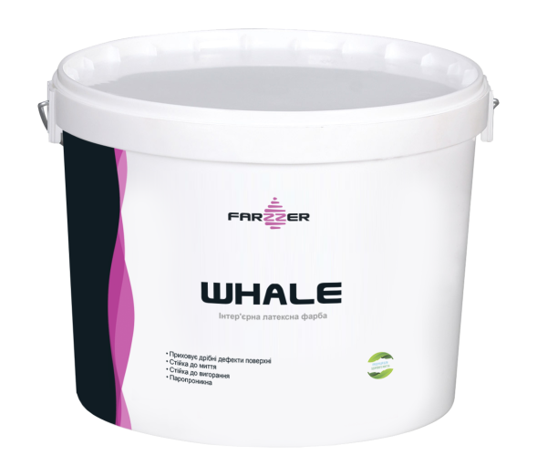 Farzzer Whale латексна фарба, що миється, для стін 10л