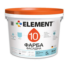 ELEMENT 10 Фасадна фарба модифікована силіконом 10л