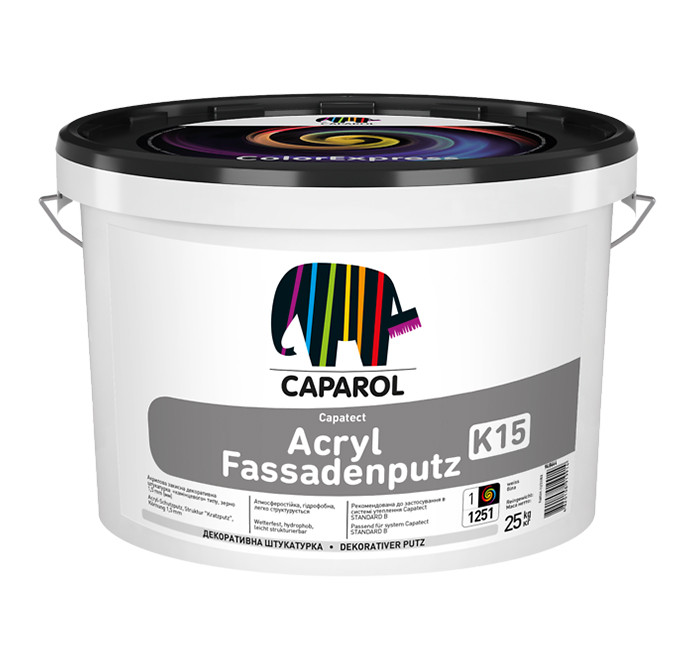 Caparol Acryl Fassadenputz Акрилова штукатурка 25кг