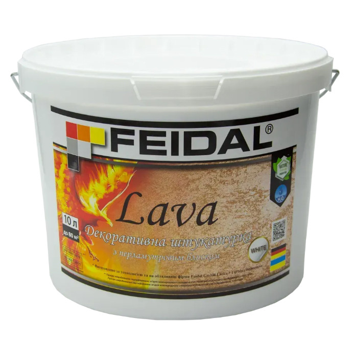 Декоративная штукатурка для стен Feidal Lava 10л