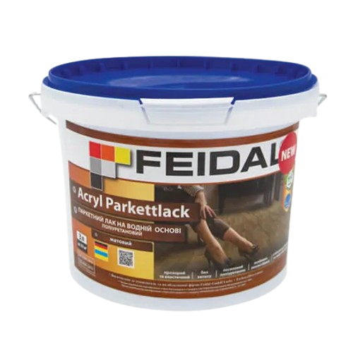 Feidal Acryl Parkettlack поліуретановий лак для паркету 3л мат