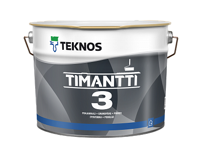 Teknos Timantti 3 матовая акрилатная грунтовочная краска 9л