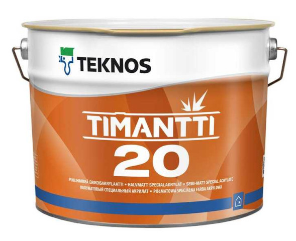 Teknos Timantti 20 полуматовая акрилатная краска 9л