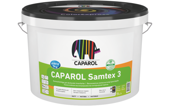 Краска интерьерная Caparol Samtex 3 цвет Onyx 30 10л