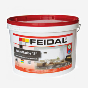 Feidal Wandfarbe S акрилова фарба для стін та стель 10л
