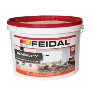 Feidal Wandfarbe S акрилова фарба для стін та стель 10л