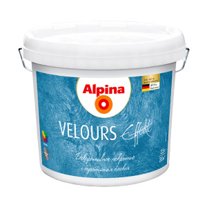 Alpina Velours Effekt Декоративная шпаклевка с эффектом бархата 2.5л