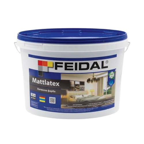 Feidal Mattlatex латексна фарба для стін та стель 10л