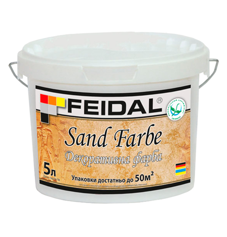 Декоративная краска сахара Feidal Sand Farbe с перламутром 2.5л