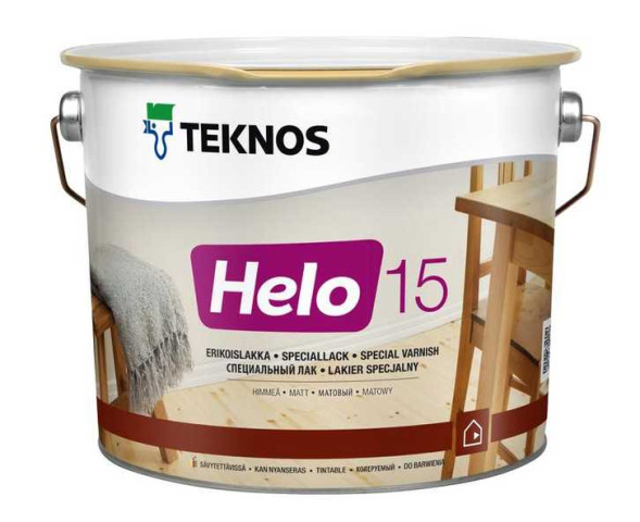 Teknos Helo 15 матовий, уретано-алкідний лак 9л