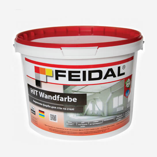 Feidal HIT-Wandfarbe краска для стен и потолков 10л