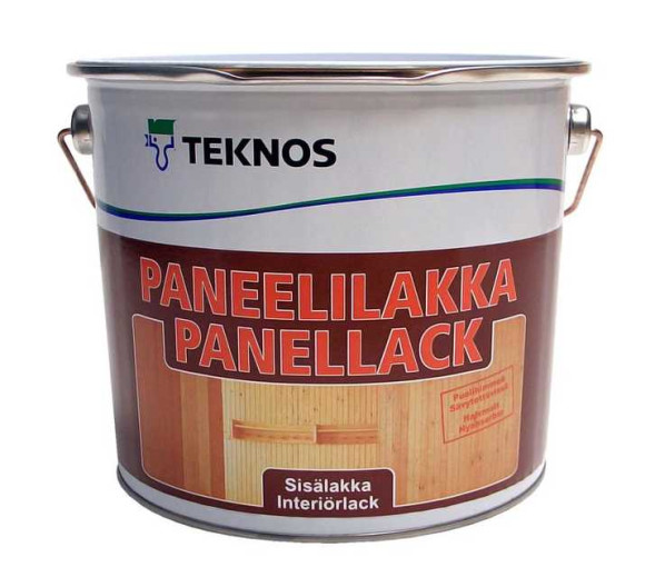 Teknos Paneelilakka полуматовый водоразбавляемый лак 9л