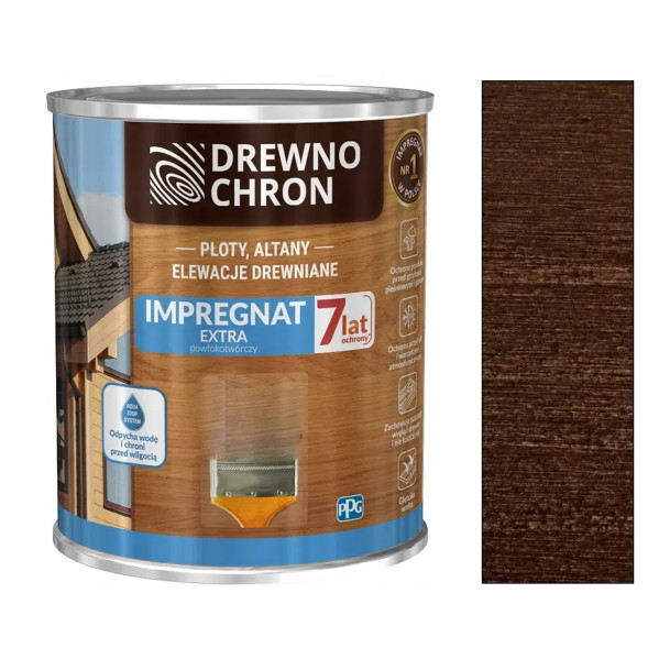 Drewnochron Extra Impregnat просочення для дерева Палісандр