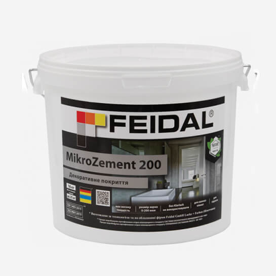 Feidal MikroZement 200 мікроцемент декоративний 16кг