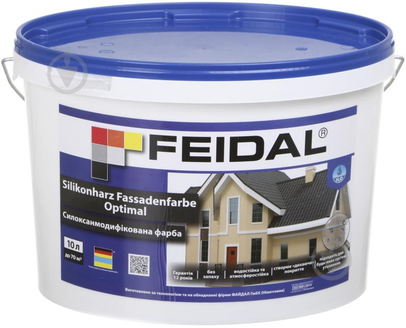 Feidal Silikonharz Fassadenfarbe Optimal силоксановая краска 10л