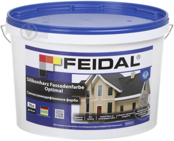 Feidal Silikonharz Fassadenfarbe Optimal силоксановая краска 10л