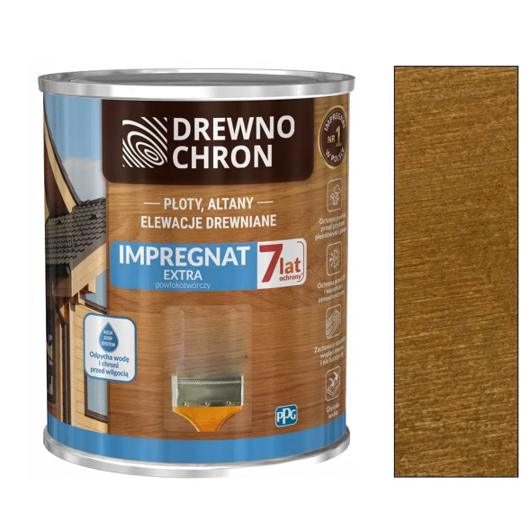 Drewnochron Extra Impregnat пропитка для дерева Дуб
