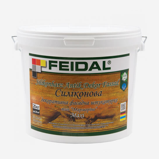 Feidal Silikonharz Antik Dekor Fassad Maxi фасадна штукатурка марморино 20кг