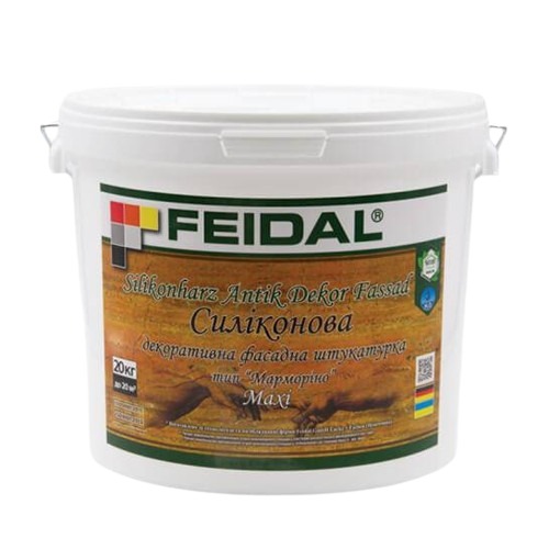 Feidal Silikonharz Antik Dekor Fassad Maxi фасадна штукатурка марморино 20кг